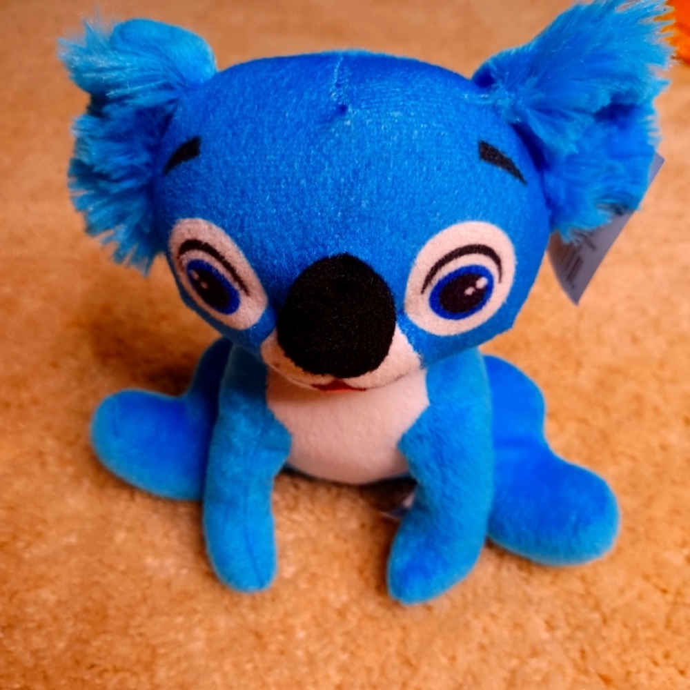 Cute little blue koala bear plushie